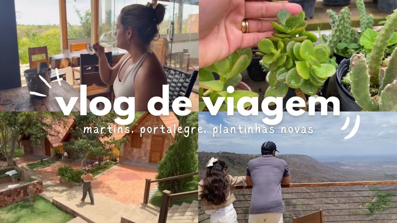 Vlog de comprinhas de plantas durante a nossa primeira viagem de 2026