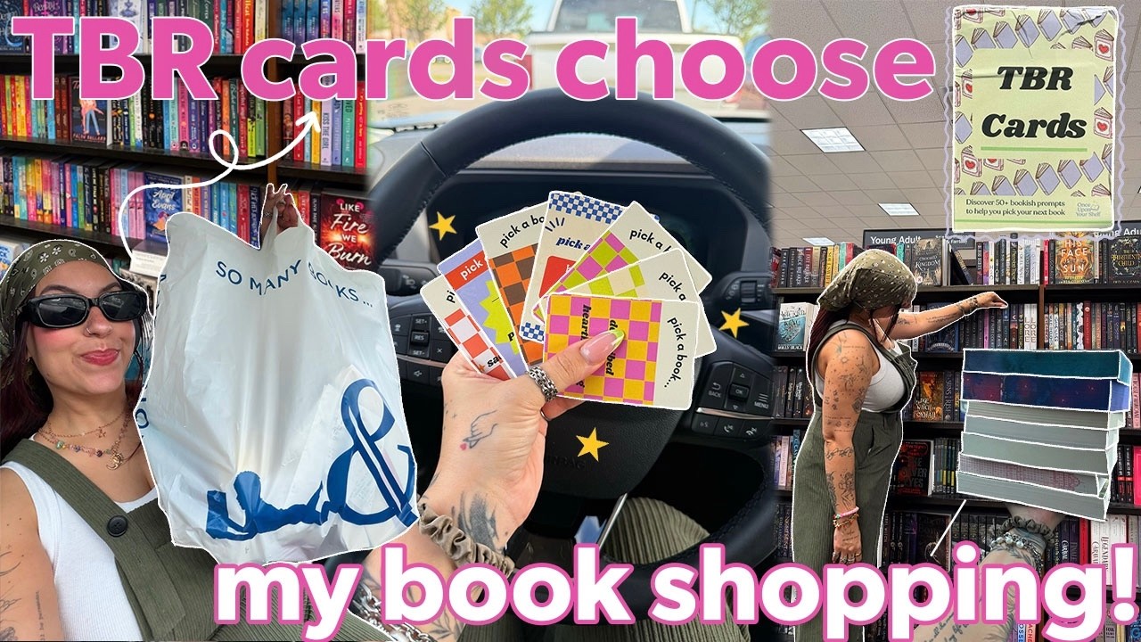 Карточки TBR выбирают, какие книги мне купить! 🃏📚🛍️