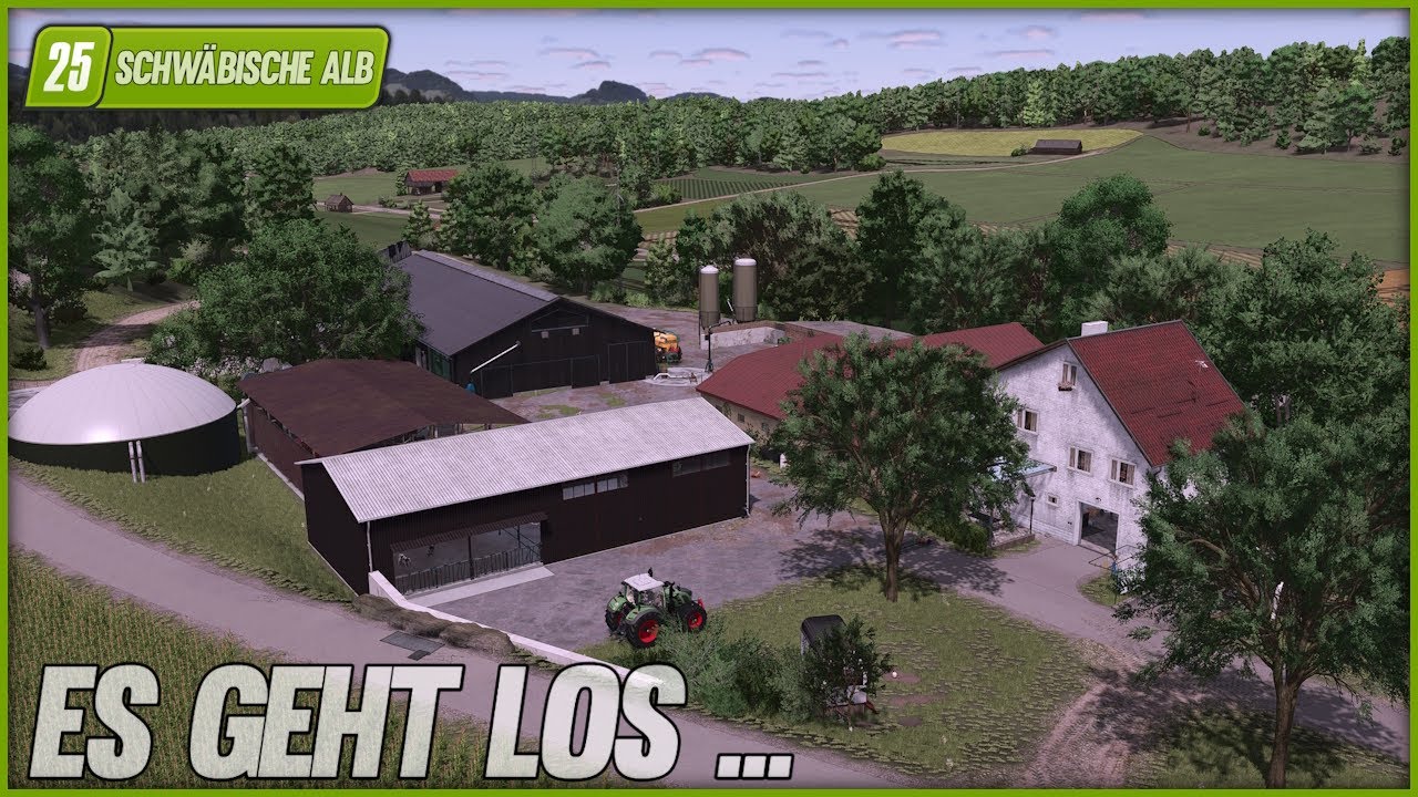 LS25 Let's Test Münsinger Alb #001 Der HAUPTHOF - Rundgang im Detail