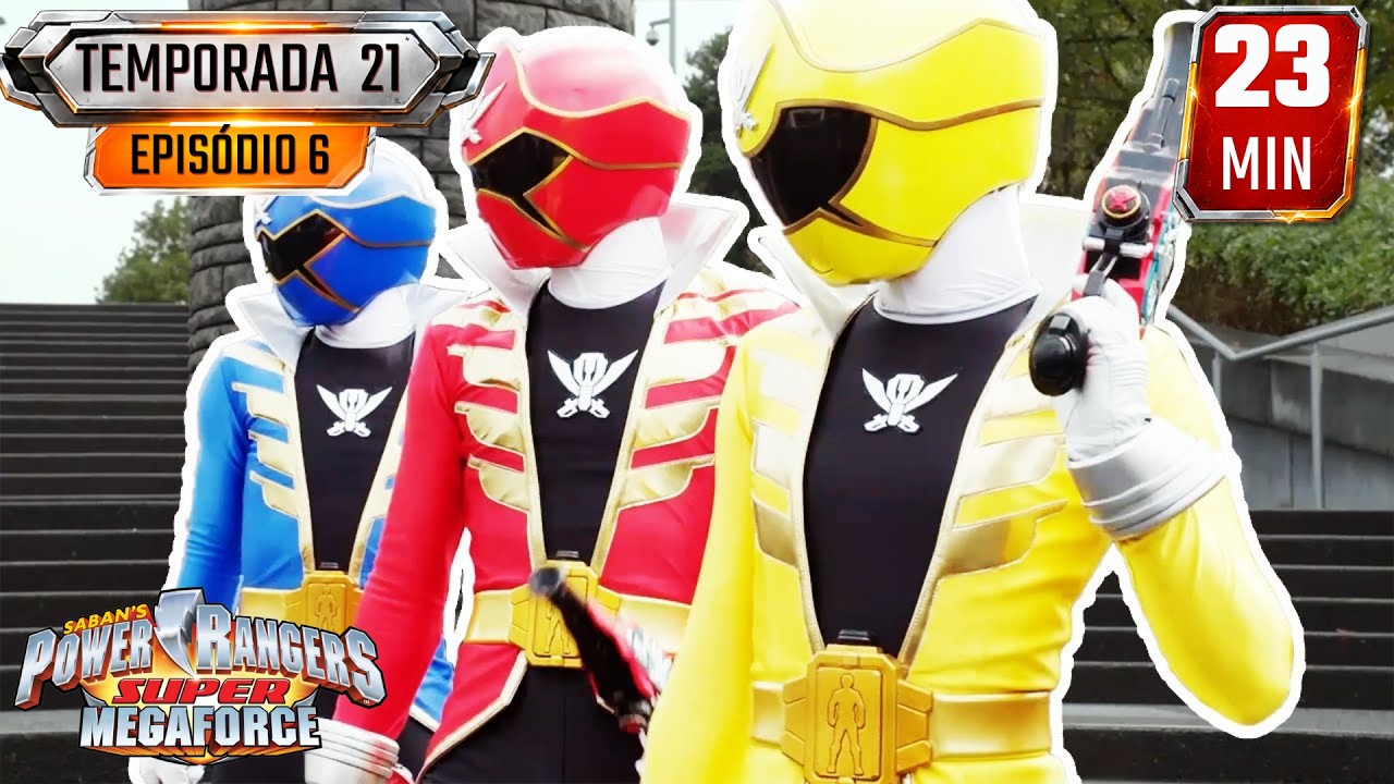O Espírito Do Tigre E06 🤖 Super Megaforce 🤖 S21 ⚡ Power Rangers para Crianças
