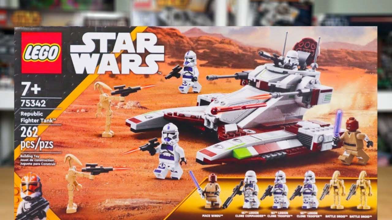 LEGO Star Wars 75342 REPUBLIC FIGHTER TANK Review!