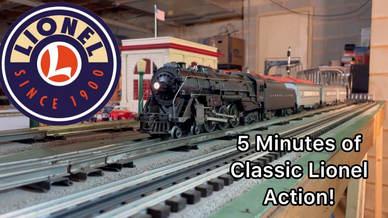 5 Minutes of non-Stop Classic Lionel Action! #lioneltrains #oscale