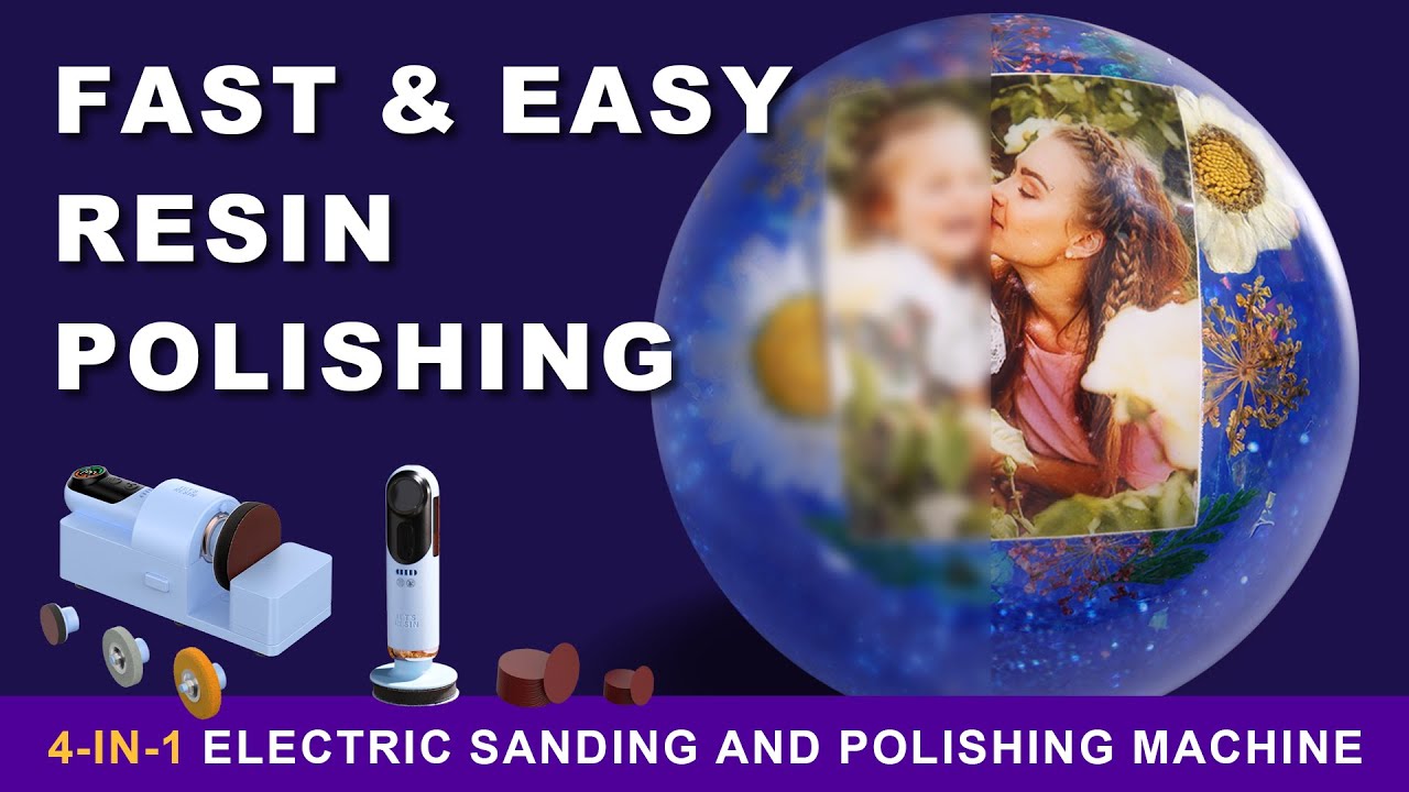 Resin Just Got Easier! Watch The 4-in-1 Polisher Work Magic