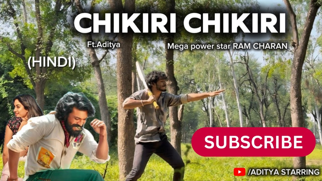 Chikiri Chikiri video song (Hindi) recreation | peddi | ft.Aditya starring | ram charan | Janhvi 
