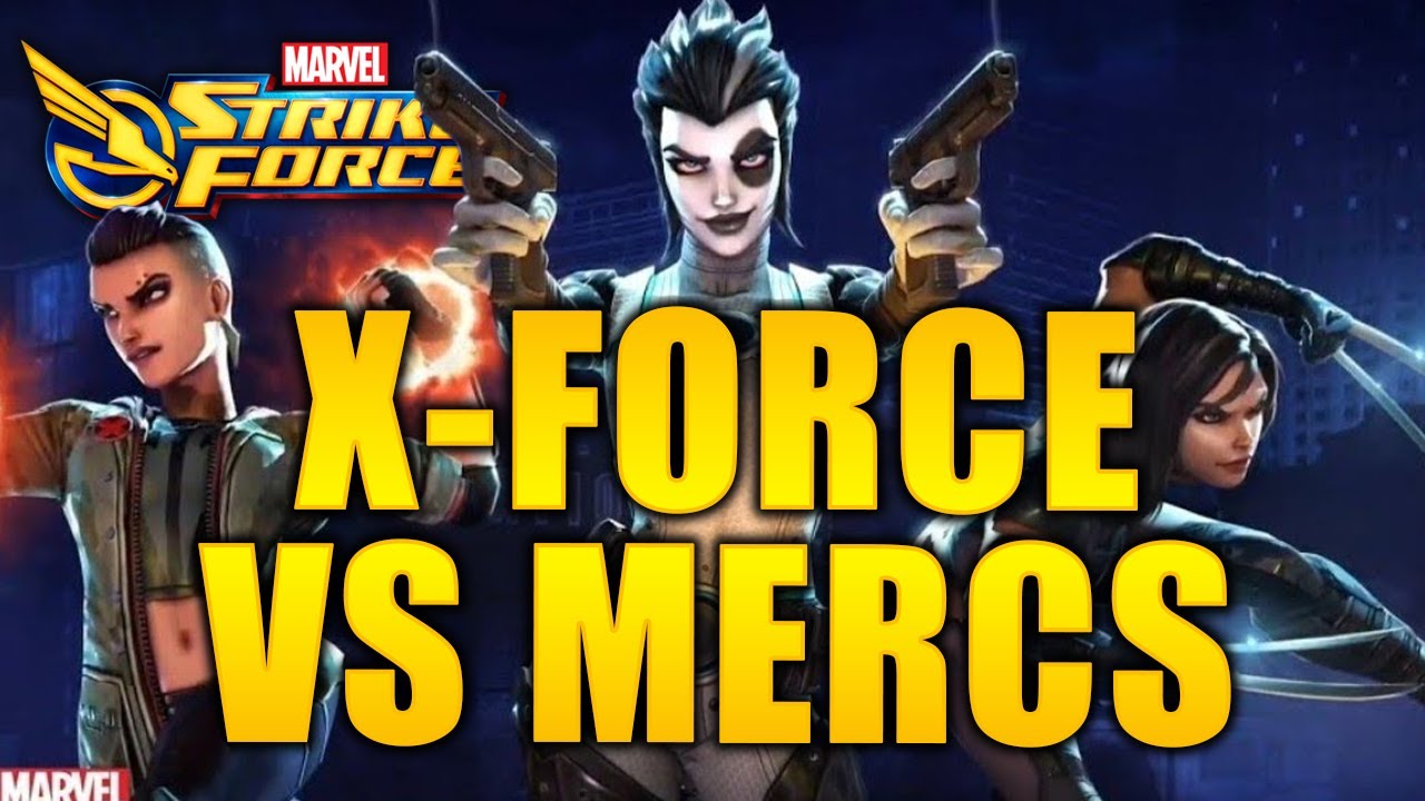 X-Force Kills Mercs War - 600k+ BO Counter - MARVEL Strike Force - MSF