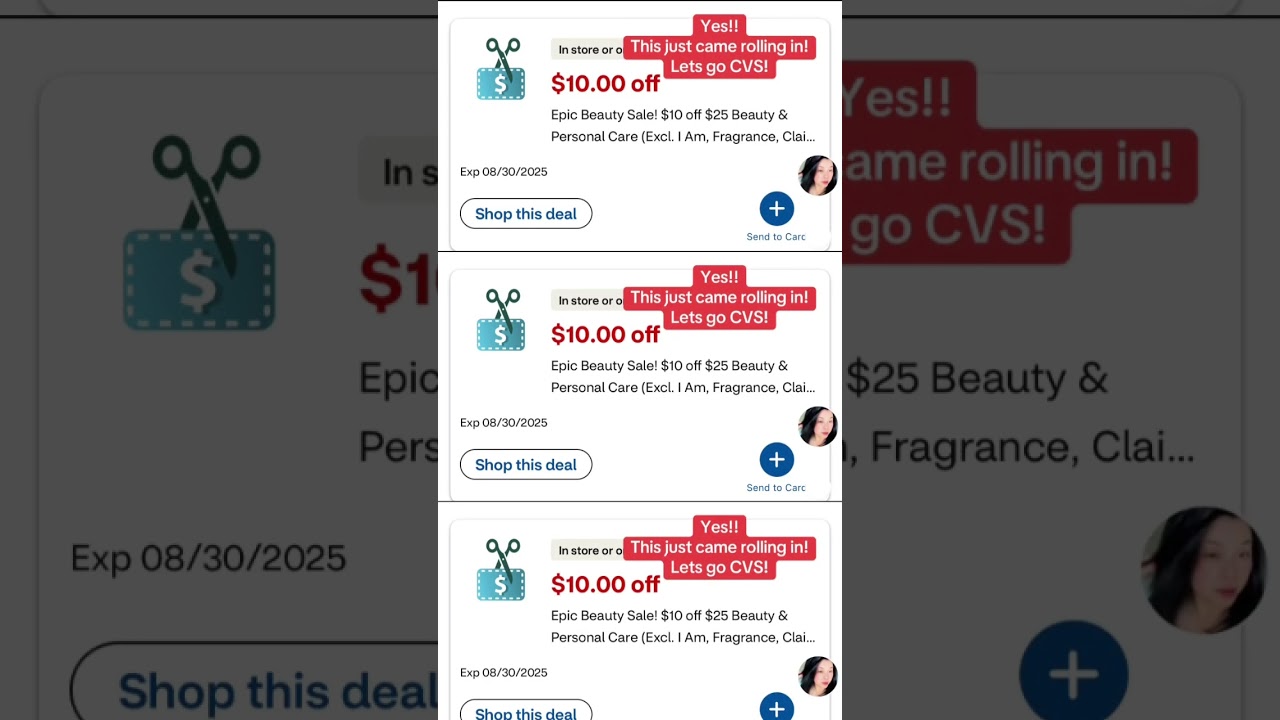 CVS Beauty Epic Event ROUND 2 💄 $10 Off $25 Beauty & Personal Care | CVS Couponing Deal 🔥