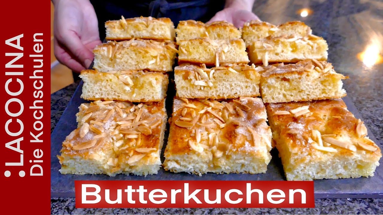 Butterkuchen Rezept - selber zubereiten ( Zuckerkuchen ) | La Cocina