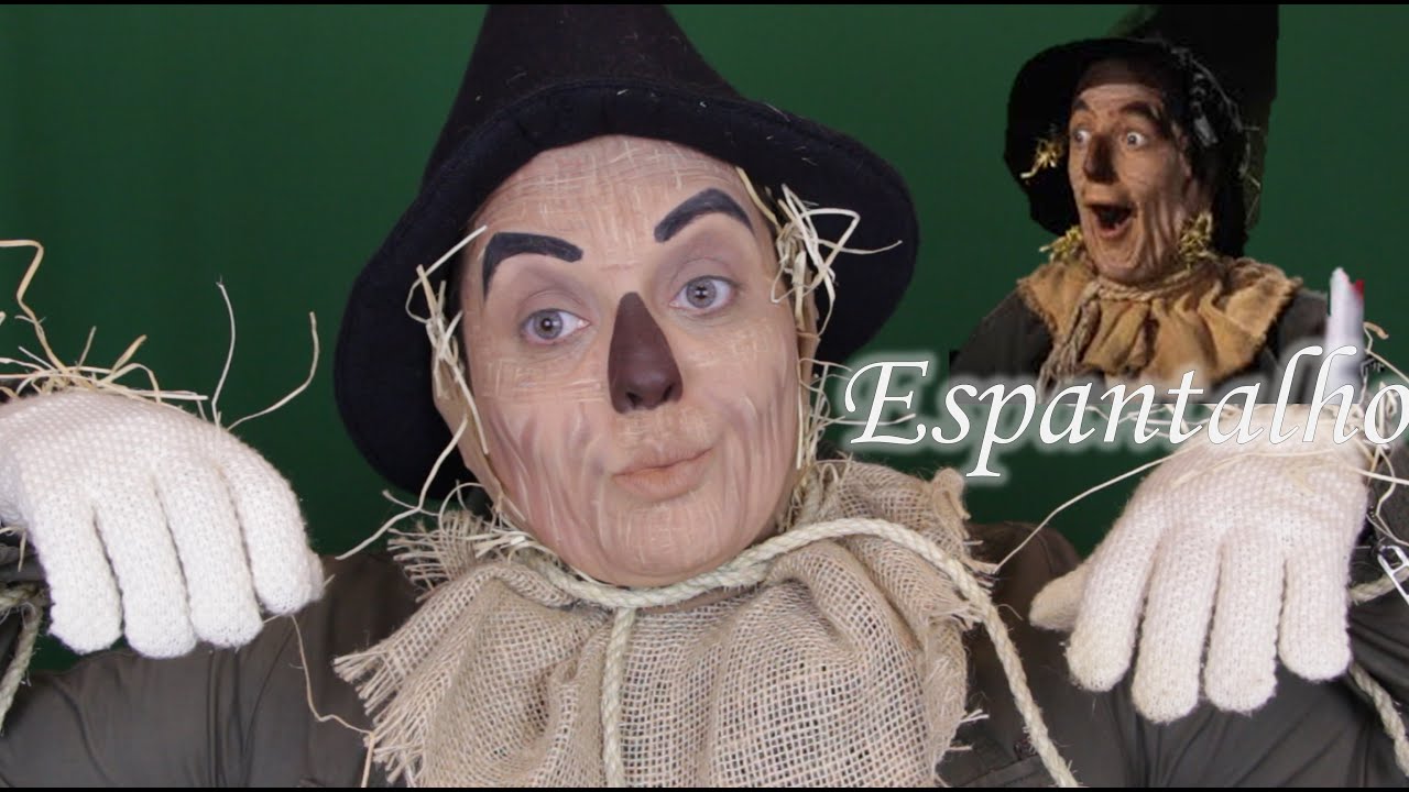 SCARECROW WIZARD OF OZ MAKEUP - MAQUIAGEM DO ESPANTALHO DO FILME O MÁGICO DE OZ