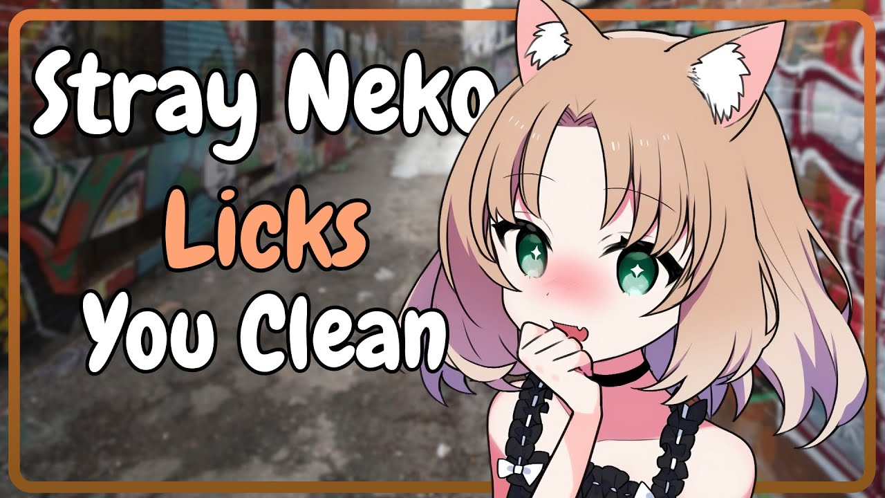 stray neko bathes you [F4A] [neko listener] [ear licks] [scrubbing] [playful]