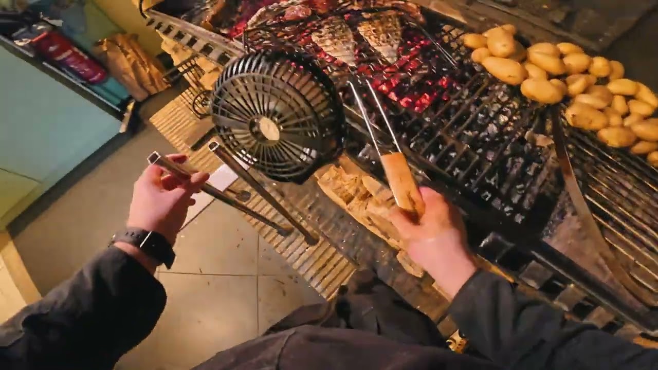POV: 32 Minutes Working the Grill in a French Restaurant 🔥