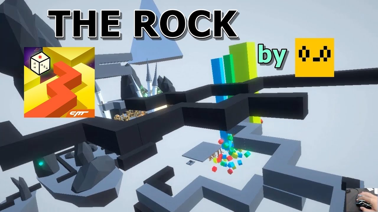[AMAZING but HARD] Dancing Line Fanmade - The Rock by theo5970