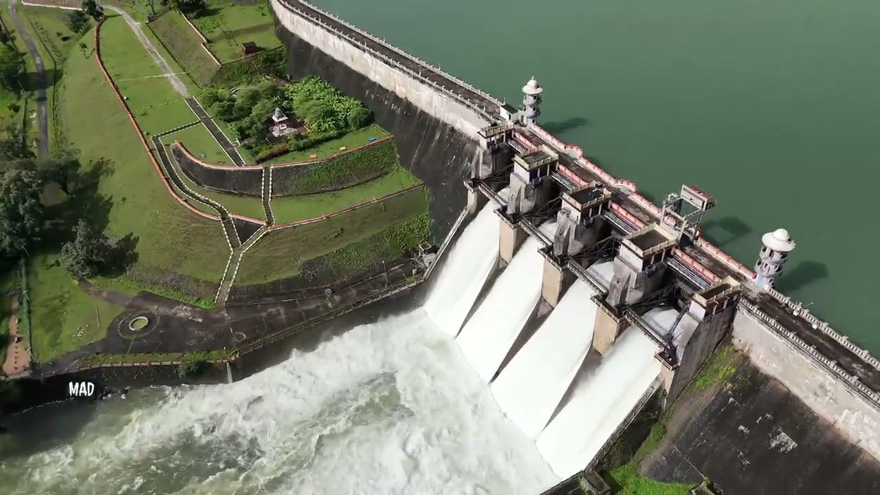Harangi Dam drone view 2k25 Coorg Vibes 