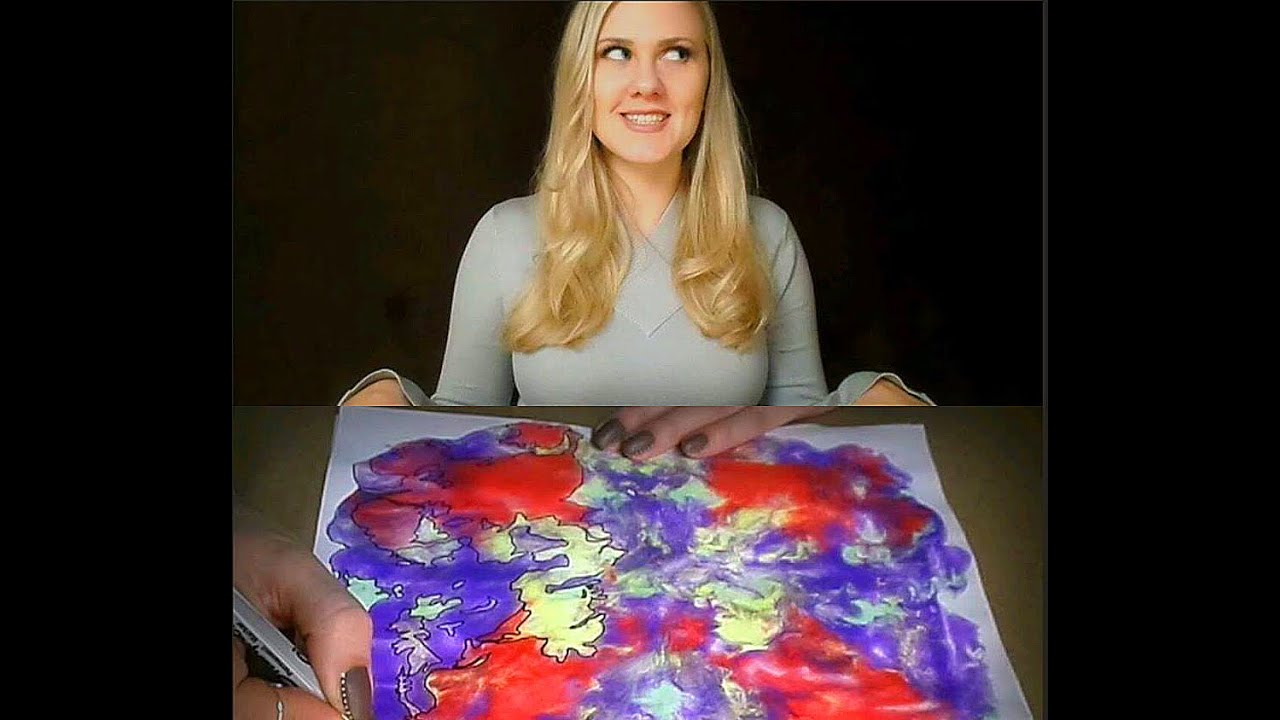 ~) Surrealist Meditative Art Tutorial (~ ASMR /Soft Spoken/Whispered