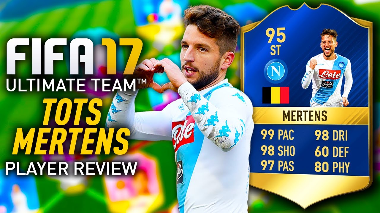 FIFA 17 TOTS MERTENS (95) *AMAZING STATS* PLAYER REVIEW! FIFA 17 ULTIMATE TEAM!