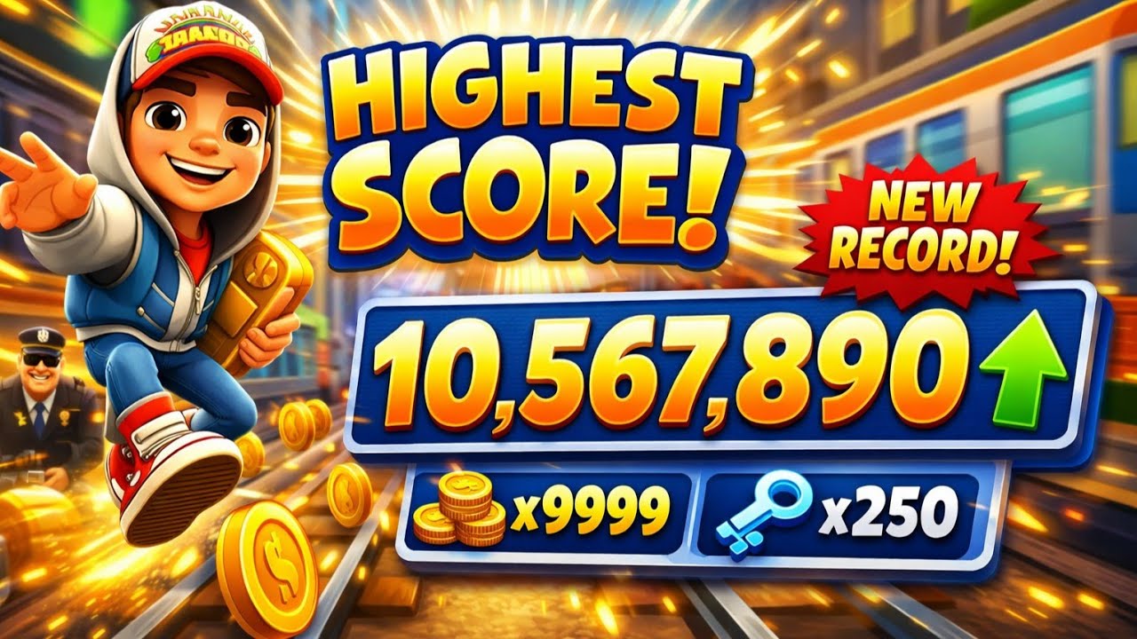 CHARGE MODE ON! 10,000,000+ HIGH SCORE in Subway Surfers 🔥