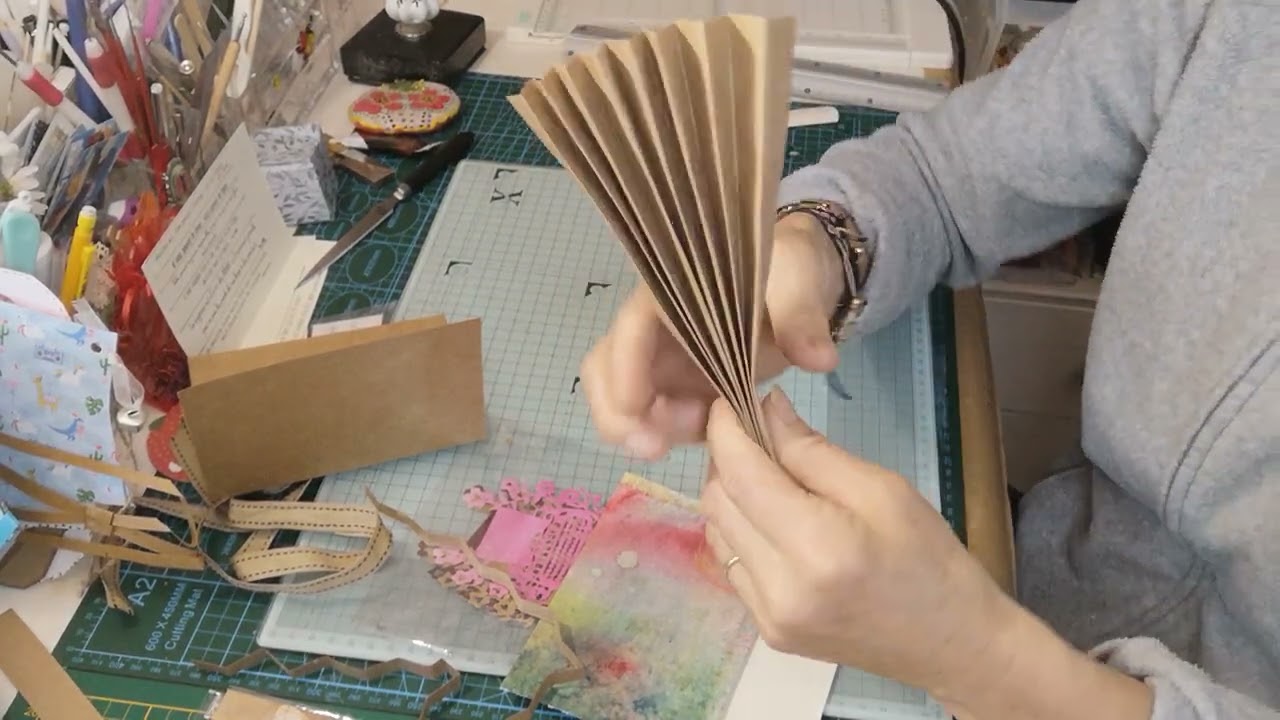 tuto carte SIMPLE à soufflets pour DÉBUTANTS