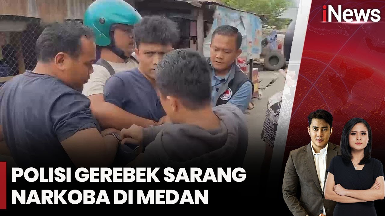 Polisi Gerebek Sarang Narkoba di Medan, Sita Paket Sabu dan Ekstasi | iNews Siang | 27/04
