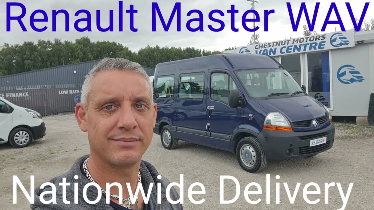 Renault Master WAV For Sale Wheelchair Access Vehicle Camper Conversion Day Van No VAT