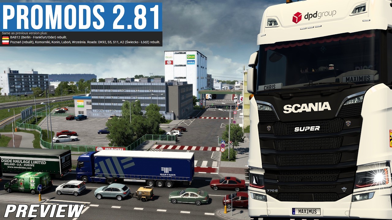 ETS2 ProMods 2.81 - Preview I NEW ProMods 1.58 [3144] EURO TRUCK SIMULATOR 2