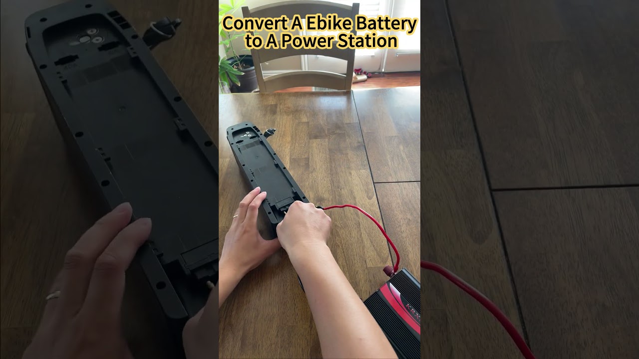 How to Convert A Ebike Battery to A Power Station