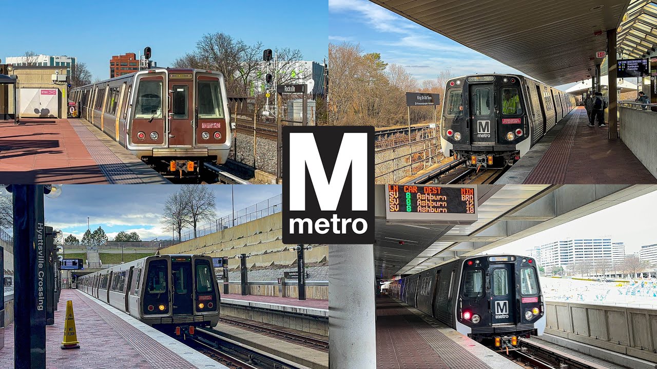 WMATA Metrorail Compilation January 2024