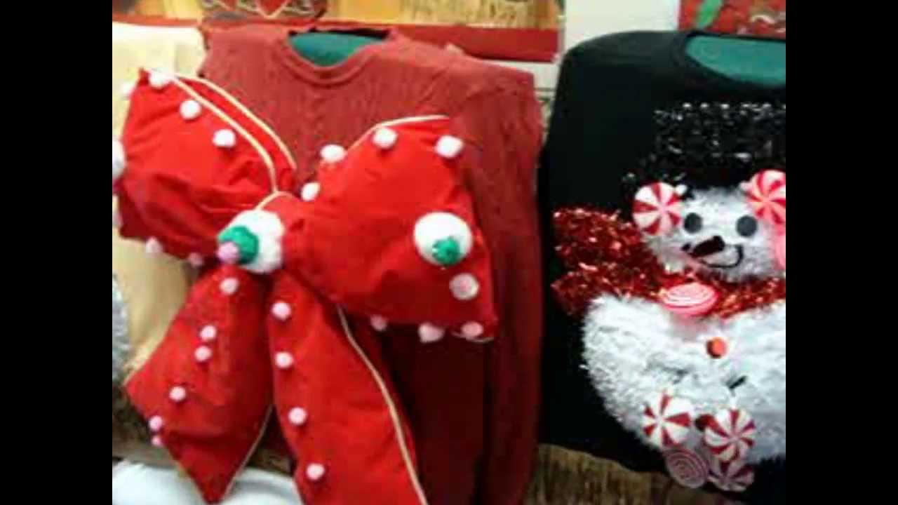 Funny Ugly Christmas Sweaters - Lights, Music, and 3D Naughty Fun. They've got it all.