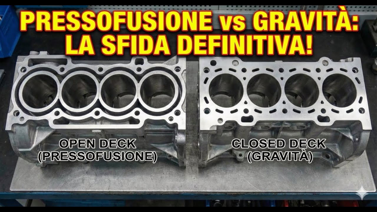 OPEN DECK vs CLOSED DECK: Perché la Pressofusione decide la durata del tuo motore ⚙️