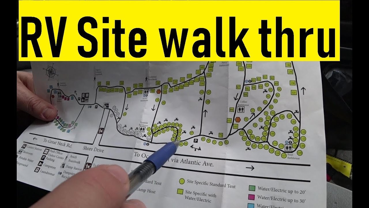 First Landing State Park Detailed RV Site Walk Thru