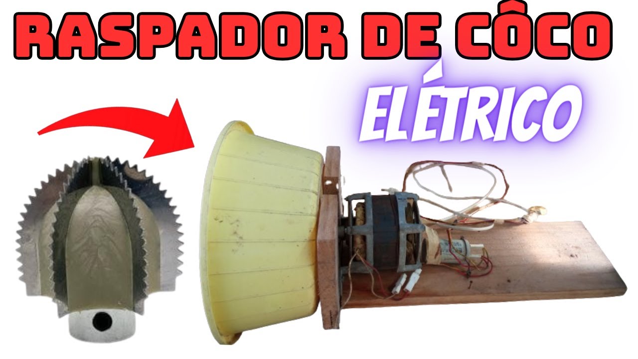 MOTOR de TANQUINHO, ralador de côco elétrico