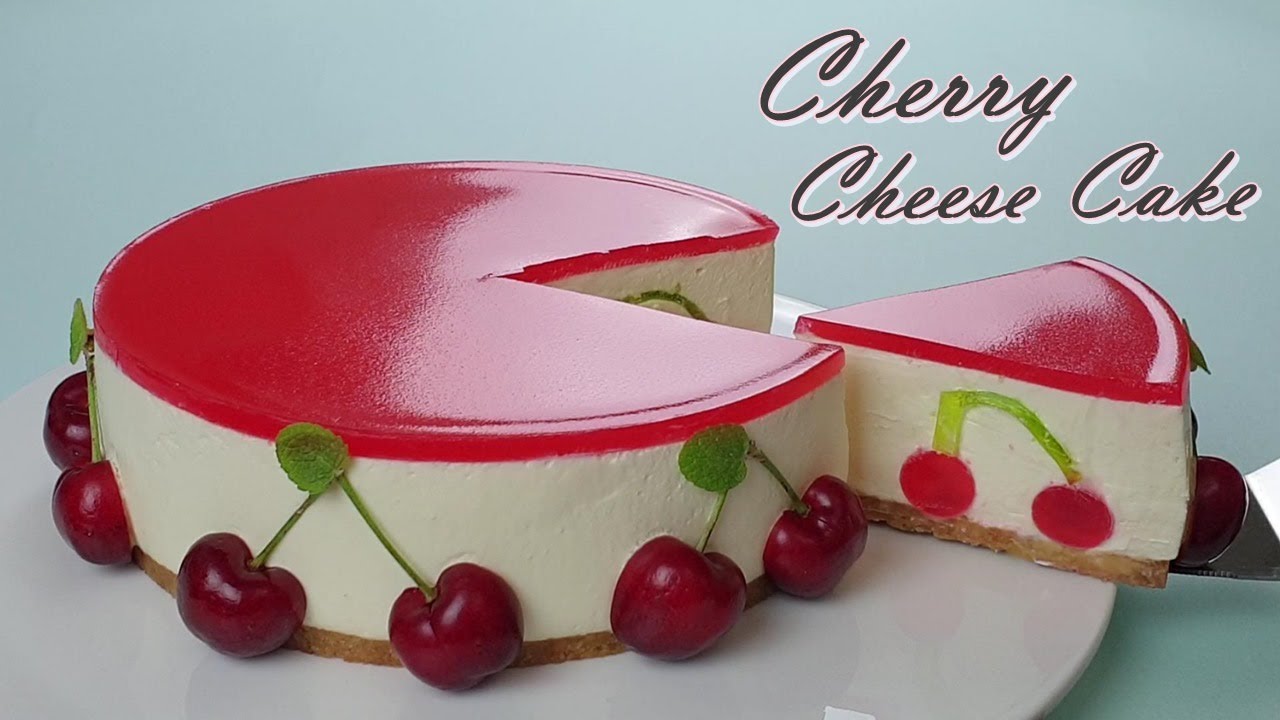 Без духовки / Как сделать прекрасный вишневый чизкейк / No-Bake