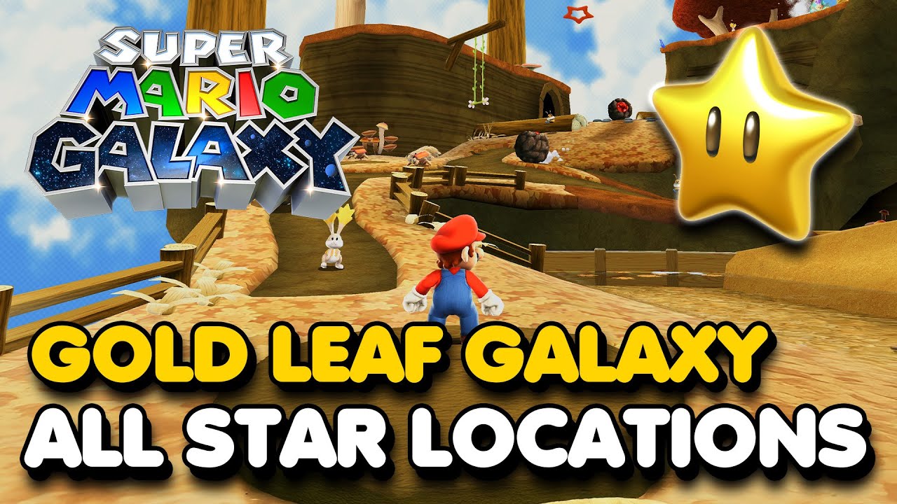 Super Mario Galaxy - Gold Leaf Galaxy - All Star Locations Walkthrough (Switch 2)
