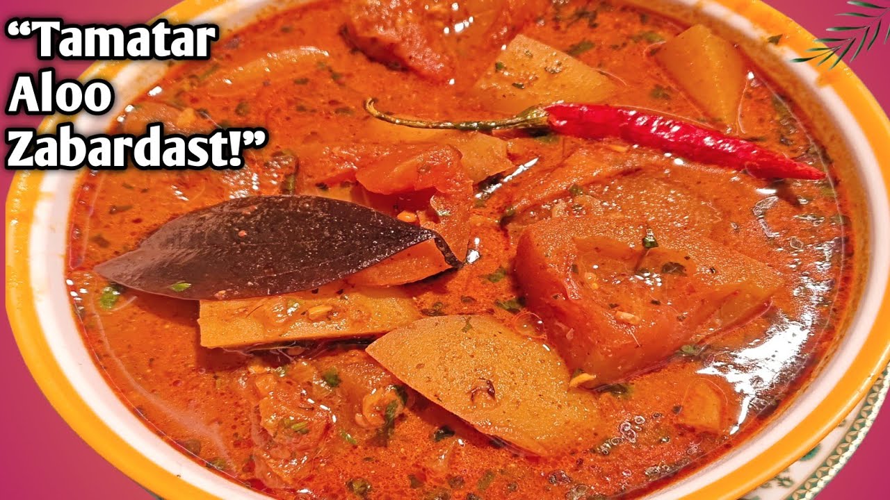 Aloo Tamatar Ki Sabzi 😋 | Simple Desi Recipe | Foodie Zaika)