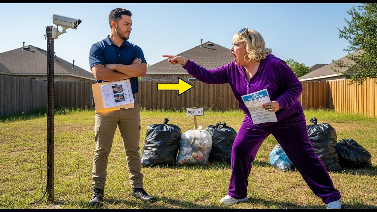 HOA Karen Kept Dumping Trash on My Lot — So I Installed Cameras and Billed Her $15,000