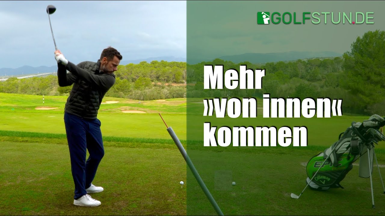 Von innen an den Ball kommen (Abschlag mit dem Driver)