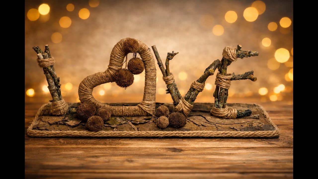 Love aus der Natur – handgemachtes Art-Dekor