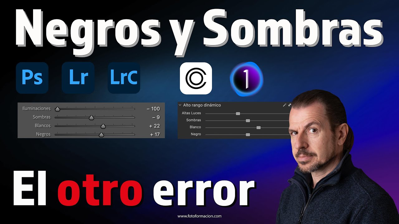 El error de los Negros y Sombras al revelar fotos, en cualquier programa