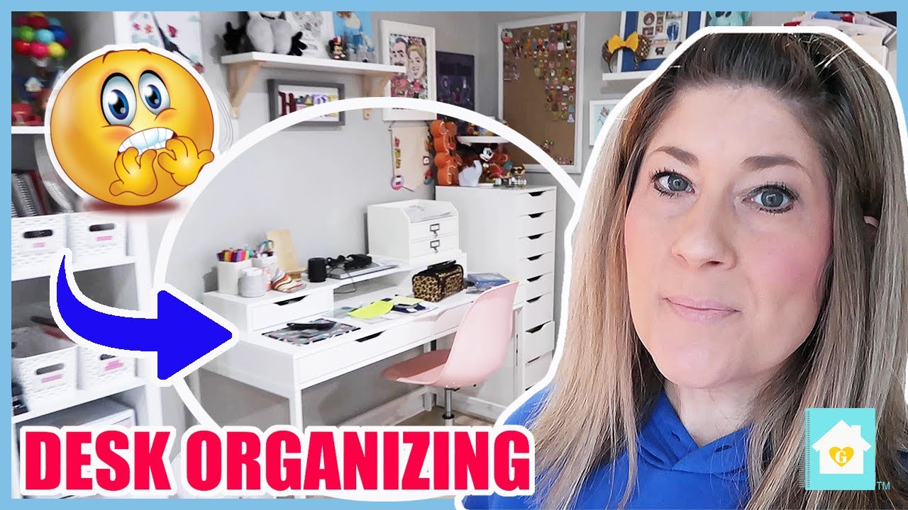 ORGANIZE WITH ME IN THE OFFICE | VLOGMAS DAY 9 2020