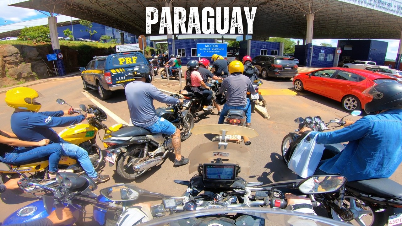 Entering Paraguay | By Motorcycle From Brazil | Ciudad Del Este, Paraguay |