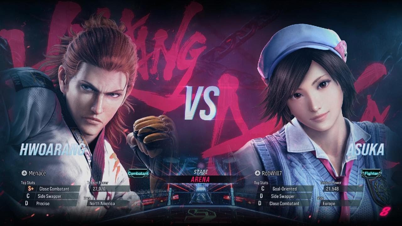TEKKEN8 Hwoarang VS Asuka