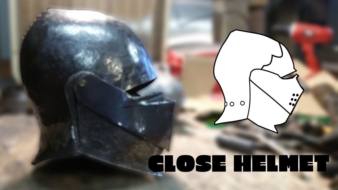 Medieval Close Helmet 3: Visor and Brow Reinforce