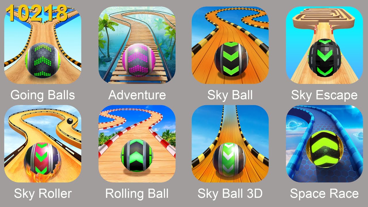 Going Balls Funny Fails, All Levels 10218 Vs Rollance Adventure Balls, Rolling Ball Sky Escape
