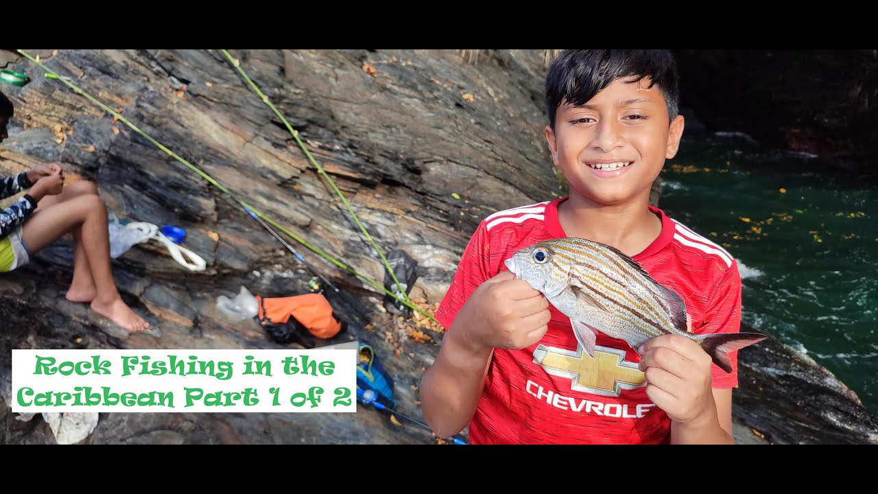 Rock Fishing in the Caribbean Part 1 of 2.