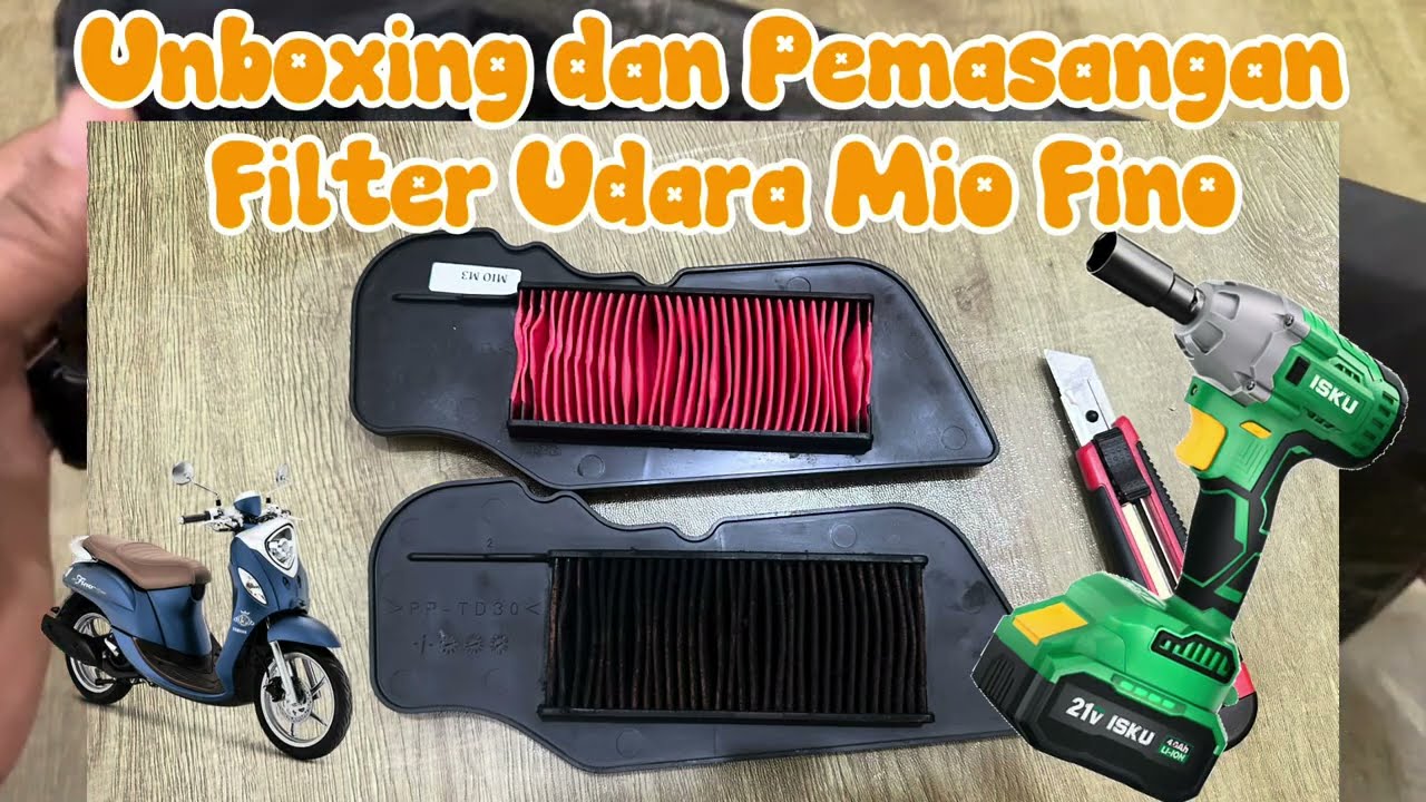 Pakai Impact Bikin Kerjaan Penggantian Filter Udara di Motor Mio Fino 125 CC  jadi gampang 💪
