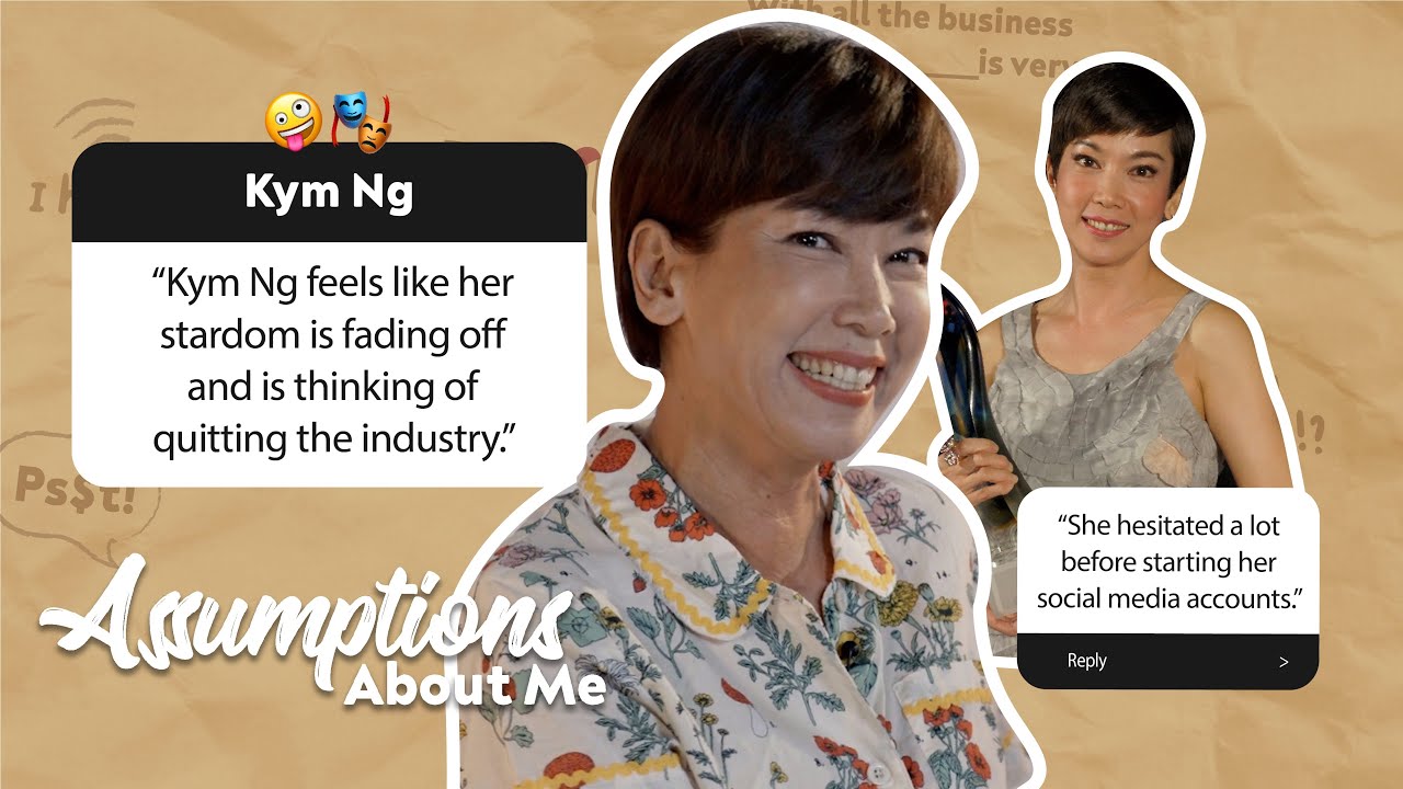 🗣 Underrated Actress? Kym Ng on being Introverted in Rare English Interview! | Assumptions About Me