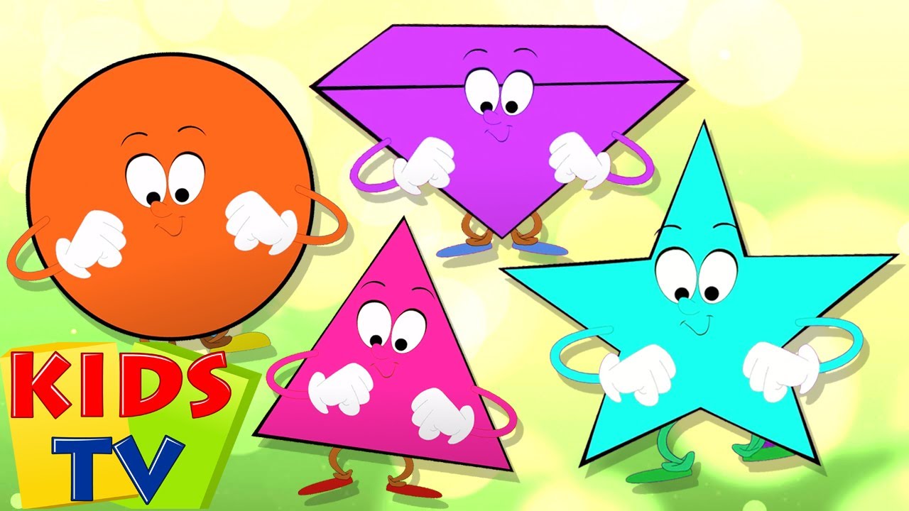 Imparare le forme | Canzoni per bambini | Filastrocche | Kids Tv Italiano | Cartoni animati
