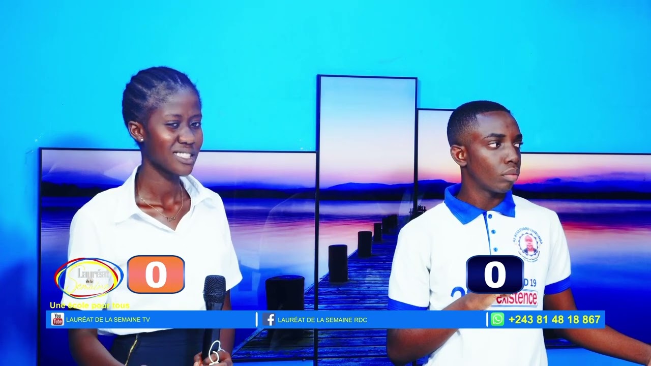 le18/10/2022 Lauréat de la semaine , Questions pour un champion kinshasa RDC jeu concours télévisé