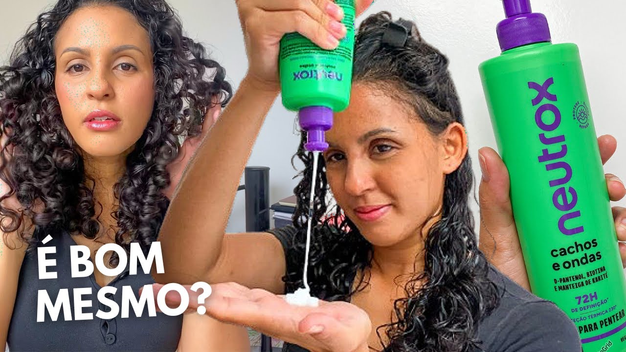 TESTEI O CREME NEUTROX CACHOS E ONDAS! &Eacute; BOM? | Ana Laurentino