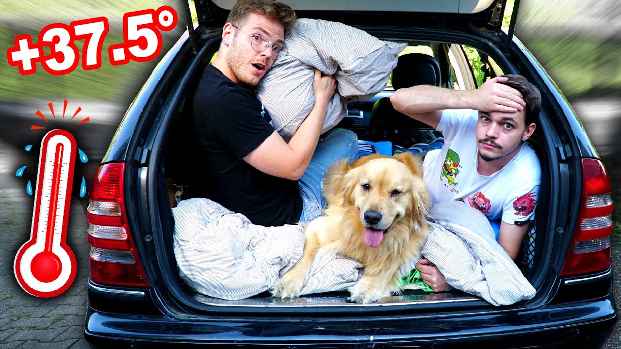 WER ZULETZT das AUTO bei HITZE VERLÄSST GEWINNT 10.000€ Challenge