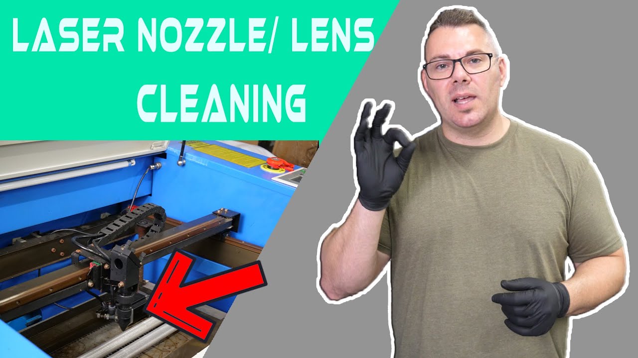 Laser Engraving Machine Lens and Nozzle Cleaning |  China 50 watt Laser Engraver