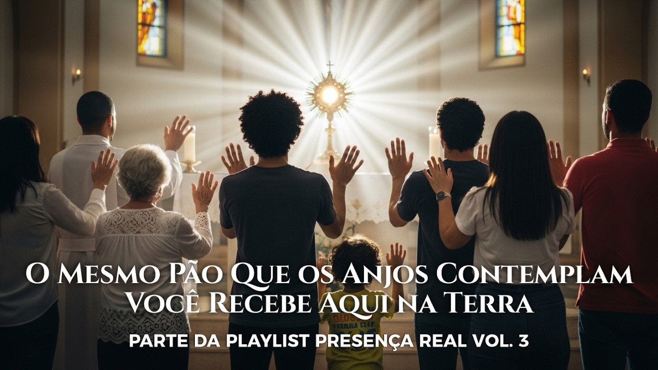 O Mesmo Pão Que os Anjos Contemplam — Você Recebe Aqui na Terra 👼 | Som Que Eleva